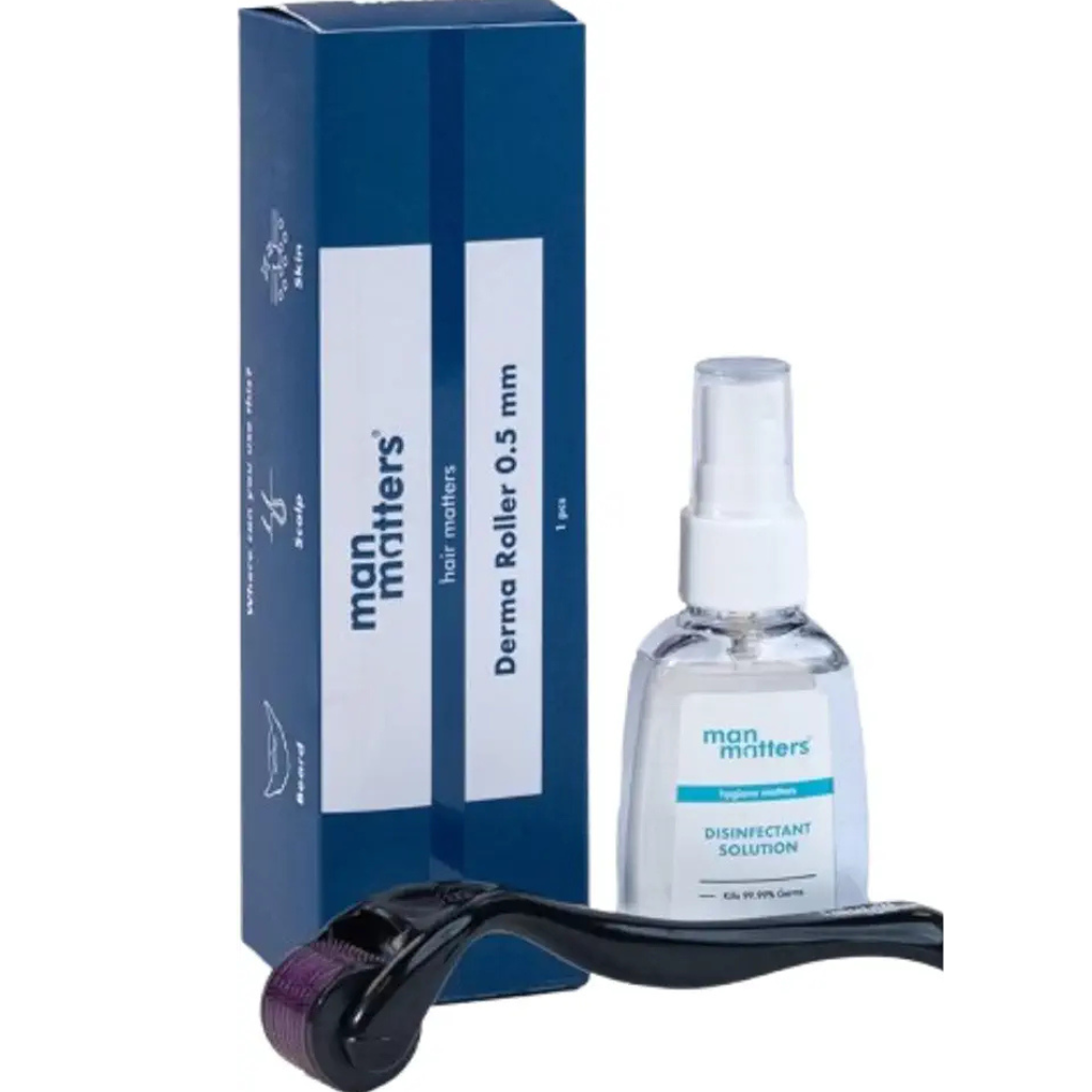 Man Matters Derma Roller With Disinfectant