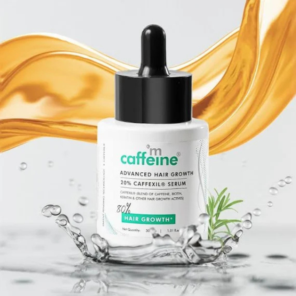 Mcaffeine Serum With 20% Caffexil Advanced, Biotin, Keratin & Rosemary | 80% Hair Growth