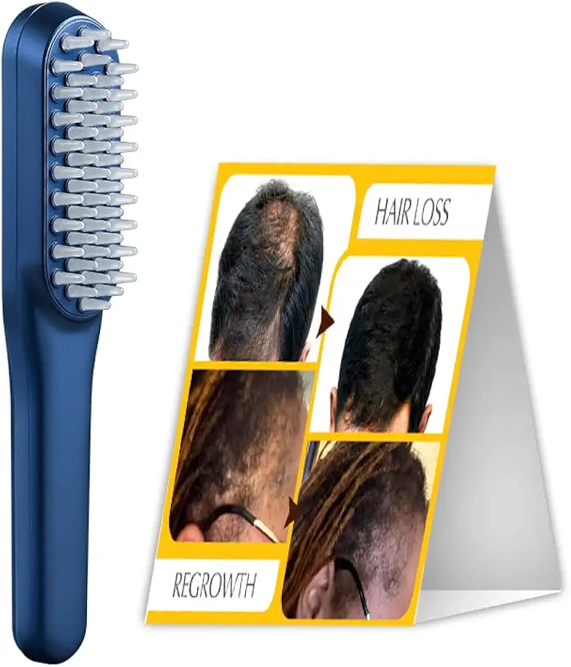 Protouch LED Comb Protouch LED Hair Growth Therapy Comb with red and blue light modes and sonic vibration massage for hair fall control.